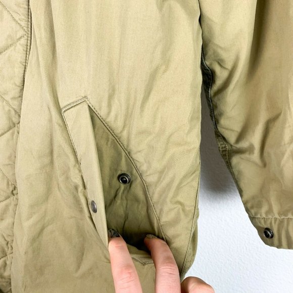 Visvim Dotera Japanese Streetwear Tan Open Front Military Down Coat Large - Picture 4 of 13